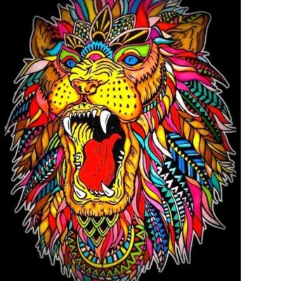 Color velvet leeuw
