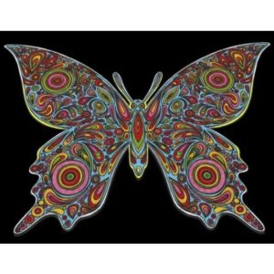 Color velvet vlinder